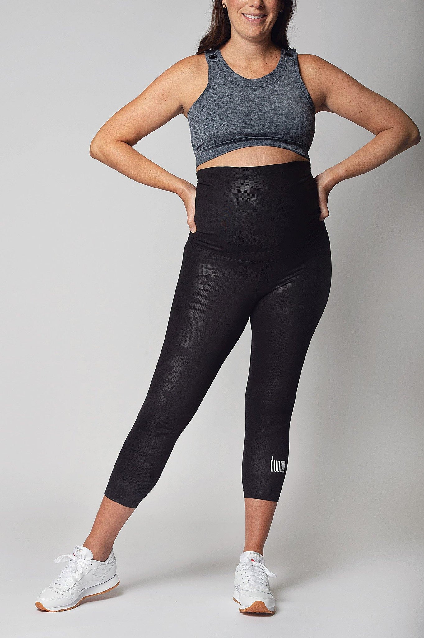 Dark Camo Plus Size Leggings, Gym, Fitness & Yoga Wear
